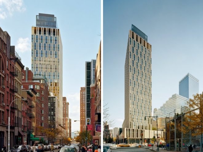 101 warren street, urban forest, som, nyc, tribeca, thomas balsley associates, 101 pine trees