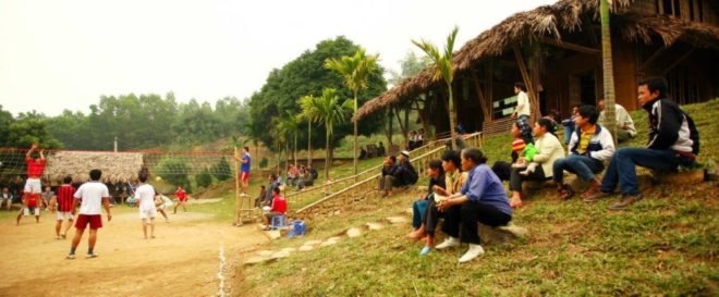 Suoi Re Village Community House in Vietnam, vietnam architecture, developing world architecture. bamboo architecture, earth wall architecture, rammed wall architecture, rammed wall construction, bamboo construction, Kiến Việt, green architecture, sustainable architecture, community building, local materials, building locally