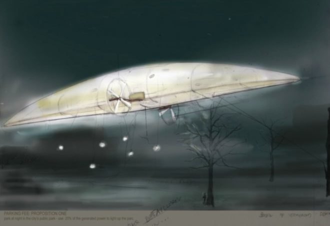Aeromodeller II, airship, zeppelin, lieven standaert, zero emissions transportation, hydrogen power, wind power, green transportation