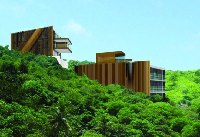 Bluepoint Residences, paul raff studio, thailand, eco luxury residences, louvered facade