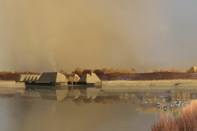 Brockholes Visitor Center, visitor centre, nature reserve, brockholes, adam khan architects, uk, breeam outstanding, green building