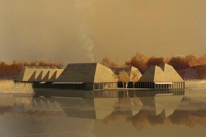 Brockholes Visitor Center, visitor centre, nature reserve, brockholes, adam khan architects, uk, breeam outstanding, green building