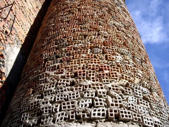 Don Justo, eco church, faith based green, green cathedral, green church, green house of worship, Justo Martinez, Lady of The Pillar Cathedral, recycled building materials, reused brick, salvaged building, salvaged building materials, Spanish Cathedral