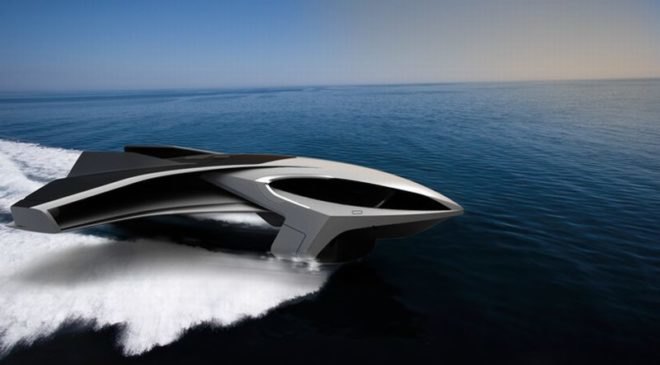 flying yacht, ekranoyacht, ekranoplane, ekranoplan, airplane, luxury yacht, concept, design, hydrogen yacht, australian design awards, Jaron Dickson