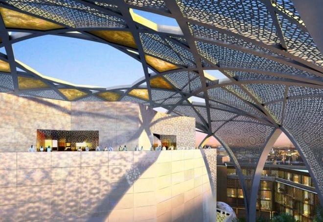 FNC Parliament, ehrlich architects, desert architecture, UAE, abu dhabi, solar passive design