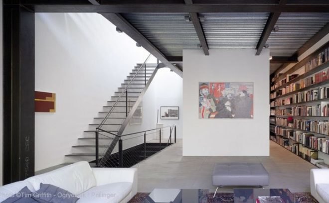 eco gallery, gallery daylighting, radiant heat, Green art gallery, green roof deck,Ogrydziak/Prillinger Architects, green roof, green gallery, natural coolinf, sawtoth roof, green home, San Fransisco Home,