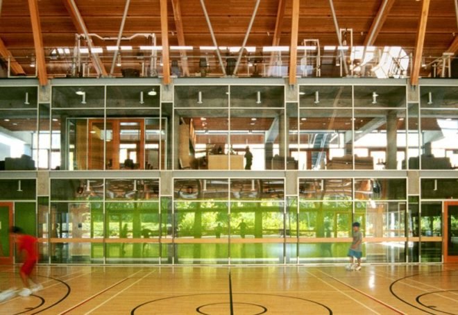 Gleaneagles Community Center, patkau architects, vancouver, community center, thermal mass, energy efficient building, green building, sustainable architecture