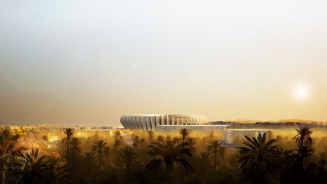 Grand Stade de Casablanca, soccer stadium, football statdium, morocco, green design, sustainable architecture