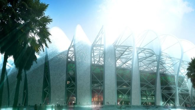 Grand Stade de Casablanca, soccer stadium, football statdium, morocco, green design, sustainable architecture