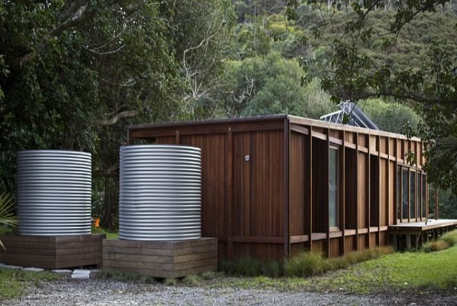 great barrier island, eco house, flood proof house, Crosson Clarke Carnachan architect, new zealand, eco house