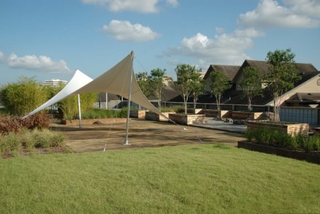 Greenbriar Rooftop Garden, Intexure, Houston Medical Center, rooftop garden, green roof, parking garage rooftop garden, green design