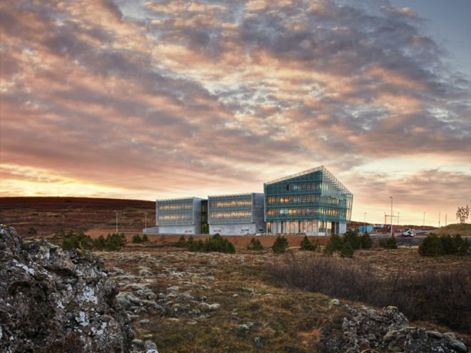 Iceland Institute of Natural History, ARKÍS, arkis, iceland, fritted glass, green design, green building, sustainable architecture