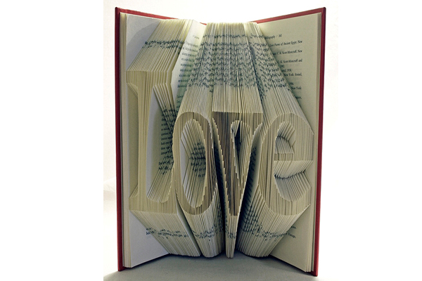 Isaac Salazar, Scott Campbell, recycled materials, recycled books, Kindle, digital reader, recycle art, book art