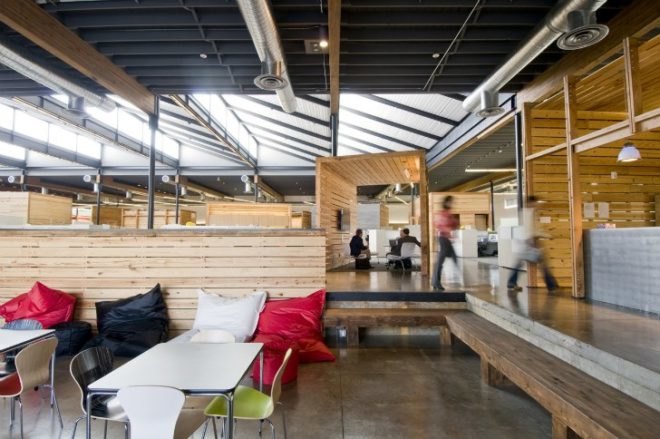 lance armstrong foundation, lake flato architects, austin, texas, green renovation, eco office, sustainable architecture