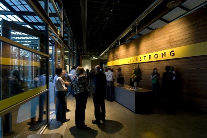 lance armstrong foundation, lake flato architects, austin, texas, green renovation, eco office, sustainable architecture