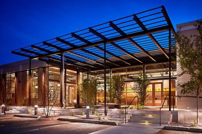 lance armstrong foundation, lake flato architects, austin, texas, green renovation, eco office, sustainable architecture