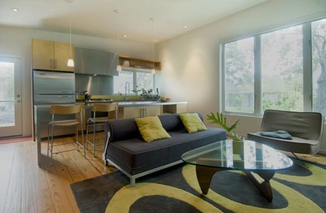 Live-Work Studio, Intexure, Houston, butterfly roof, eco home, eco office, green building