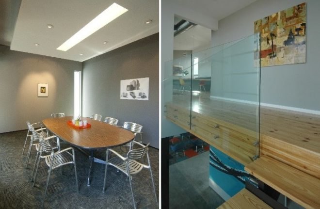 Live-Work Studio, Intexure, Houston, butterfly roof, eco home, eco office, green building