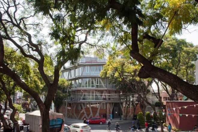 Nicolas San Juan Apartments, taller 13, mexico city, eco apartments, earthquake resistant, green building, sustainable architecture
