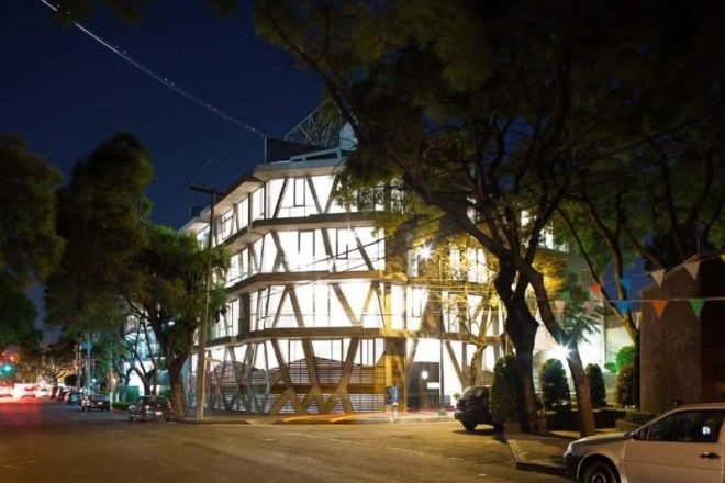 Nicolas San Juan Apartments, taller 13, mexico city, eco apartments, earthquake resistant, green building, sustainable architecture