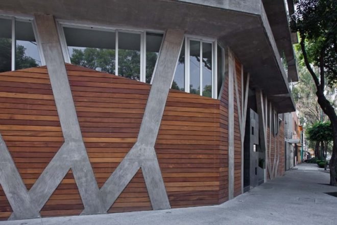 Nicolas San Juan Apartments, taller 13, mexico city, eco apartments, earthquake resistant, green building, sustainable architecture
