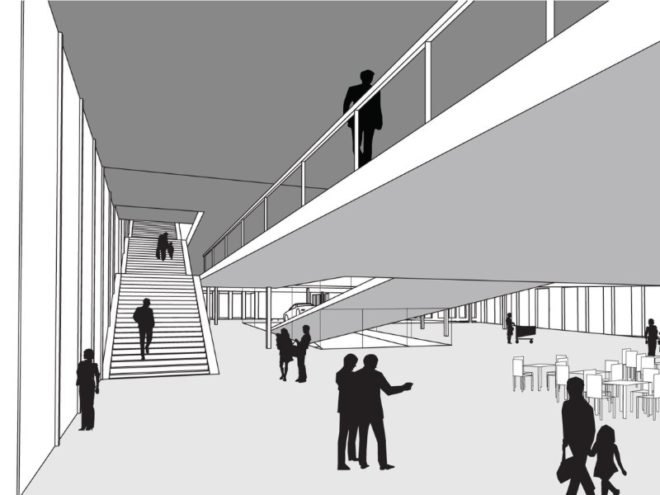 Plug-In Parking, popular architecture, fargo, green roof, parking garage, passive house standards