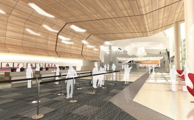 sfo t2, san francisco airport, green renovation, gensler, turner construction, eco airport