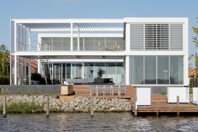 steel study house II, prefab, prefab house, archieplontwerpers, holland, solar passive design, eco home