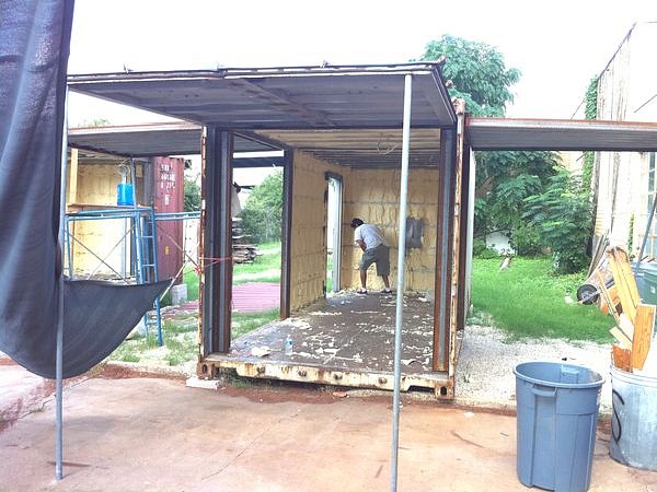 sushibox, austin, container conversion, shipping container restaurant, cargotecture, designSTUDIOmodern