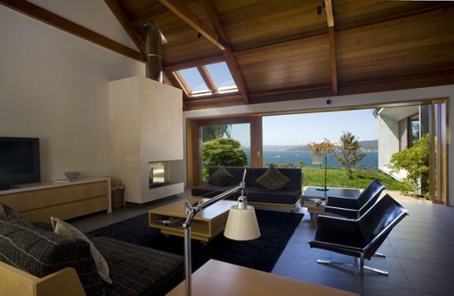 trial bay house, tasmania, james jones, hbv architects, green renovation, rainwater collection, solar power