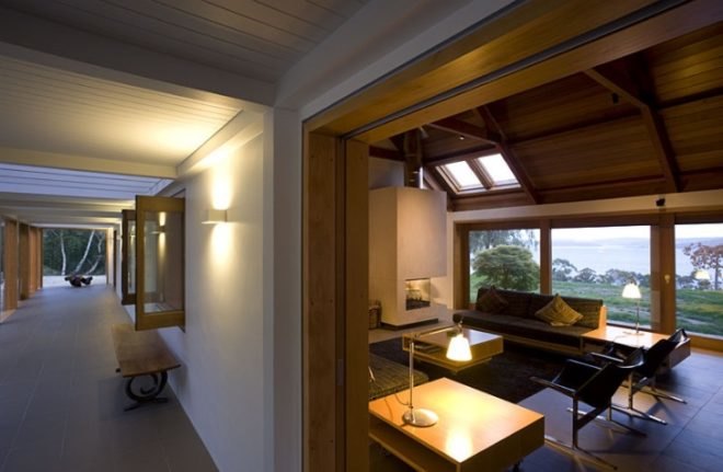 trial bay house, tasmania, james jones, hbv architects, green renovation, rainwater collection, solar power