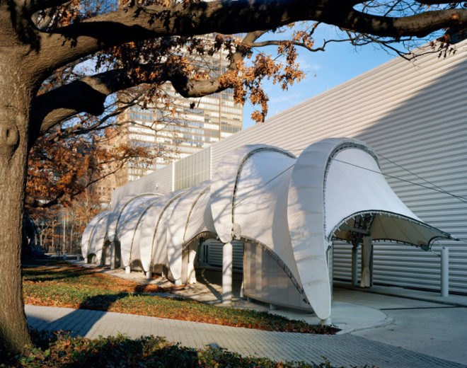 UN, Porte Cochere, united nations, FTL Design Engineering Studio, ftl, Gold Smith, Ashish Soni, Matthew Hilyard, Eric Smith, Joe Schedlbauer, Amedeo Perlas, HLW International, Michael Tegnell, Michael Barrett, UN Interim Canopy , temporary structure, eco architecture, green architecture, green design, pop up pavilion, pop up tent, pop up structure, prefab architecture, prefabricated architecture