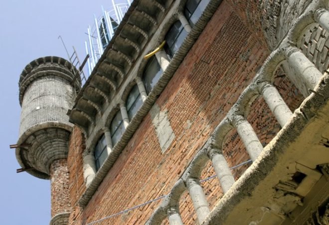 Don Justo, eco church, faith based green, green cathedral, green church, green house of worship, Justo Martinez, Lady of The Pillar Cathedral, recycled building materials, reused brick, salvaged building, salvaged building materials, Spanish Cathedral