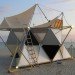 portable party venue, chillout colony, Y-bio, stellated octahedron, Sierpinski triangle, extended octahedron, stellated octahedron