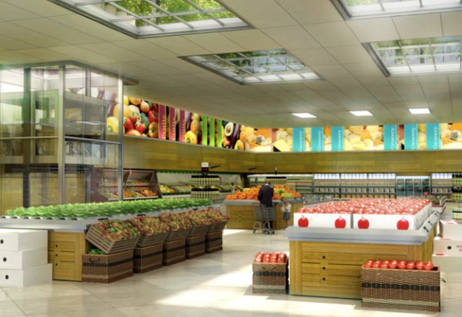 Better Food Solutions, sustainable design, green design, sustainable agriculture, green supermarket, greenhouse, urban agriculture, urban farm, hydroponic rooftop greenhouse