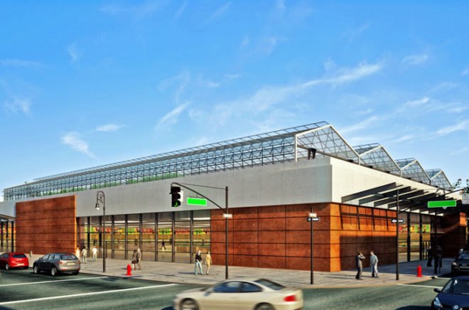 Better Food Solutions, sustainable design, green design, sustainable agriculture, green supermarket, greenhouse, urban agriculture, urban farm, hydroponic rooftop greenhouse