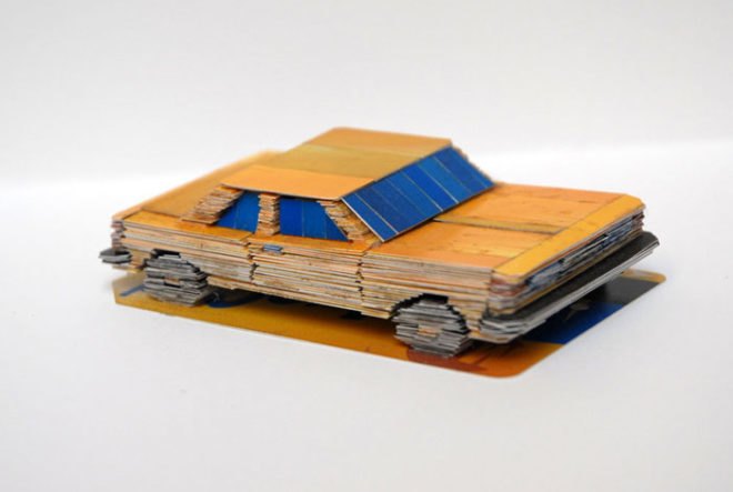 ny artist thomas mckean, metrocard art, thomas mckean metrocard art, recycled art, green design