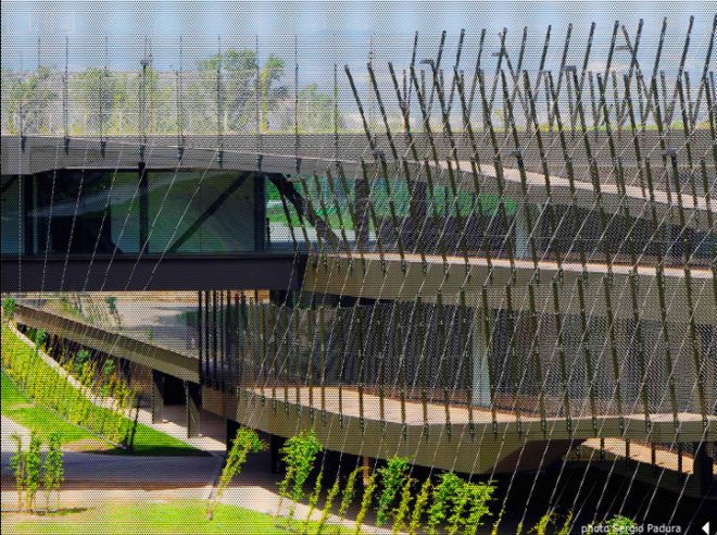 la rioja technology transfer center, la rioja, foreign office architects, green wall, green design, green building, sustainable design, spanish architecture, green architecture, vertical garden