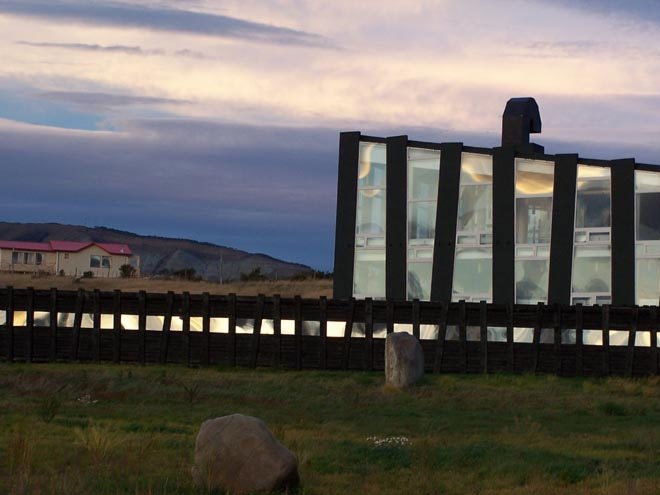 patagonia, remota hotel, german del sol, green roof building, green building, green design, green architecture, eco architecture, green roof, eco hotel, green hotel, eco design