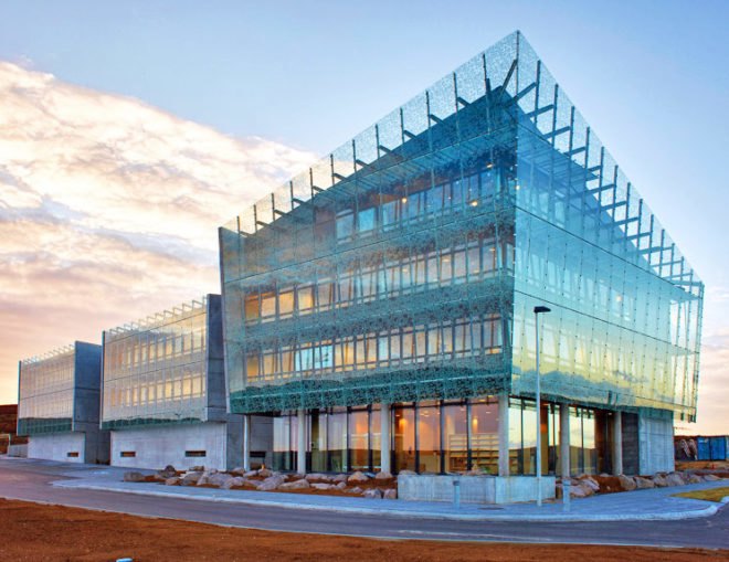 Iceland Institute of Natural History, ARKÍS, arkis, iceland, fritted glass, green design, green building, sustainable architecture