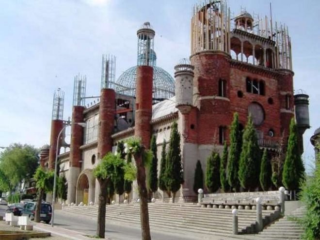 Don Justo, eco church, faith based green, green cathedral, green church, green house of worship, Justo Martinez, Lady of The Pillar Cathedral, recycled building materials, reused brick, salvaged building, salvaged building materials, Spanish Cathedral