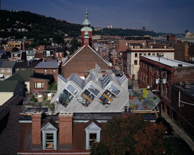 Studio d’ARC, Pittsburg green building, pittsburg green house, biophillic garden, urban green house, rooftop greenhouse, passive solar heating,heat urban snorkel, erv, Energy Recovery Ventilator
