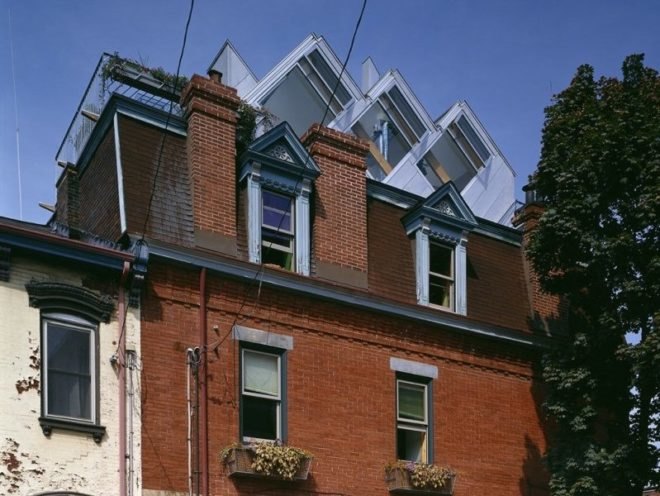 Studio d’ARC, Pittsburg green building, pittsburg green house, biophillic garden, urban green house, rooftop greenhouse, passive solar heating,heat urban snorkel, erv, Energy Recovery Ventilator