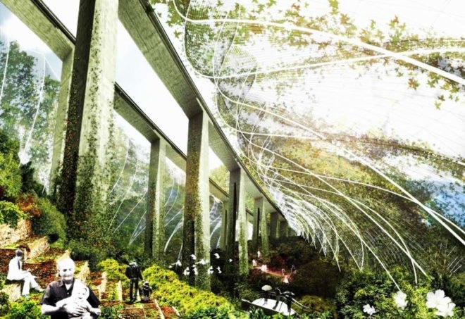 architecture, green design, sustainable building, architecture competitions, innovation, reuse, parks, wave power, solar park south