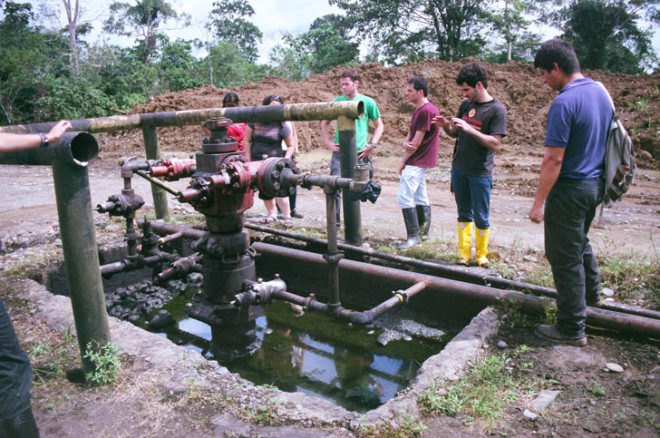oil South America, oil Ecuador, eco travel, green travel, ChevronTexaco, oil environmental damage, Exxon Valdeze, El Oriente, Gaia Certified, David Poitz, toxi-tours, Powerless in a Needy Land