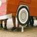 Projecto Kombi, green art, cardboard combi, cardboard installation, playful sculpture, mobile sculpture, Brazilian installation