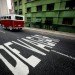 Projecto Kombi, green art, cardboard combi, cardboard installation, playful sculpture, mobile sculpture, Brazilian installation