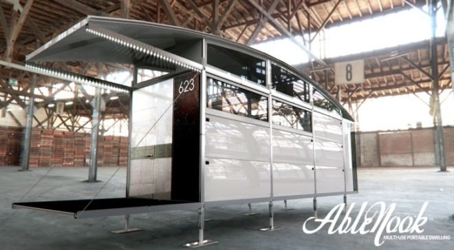Ablenook, disaster relief housing, prefab, modular housing, SIPs, flat-pack prefab