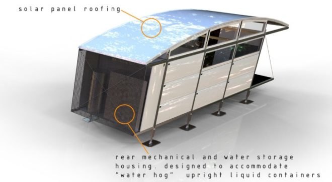 Ablenook, disaster relief housing, prefab, modular housing, SIPs, flat-pack prefab