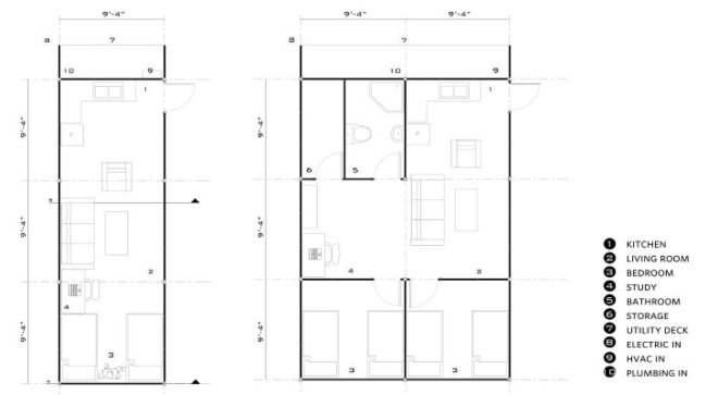 Ablenook, disaster relief housing, prefab, modular housing, SIPs, flat-pack prefab